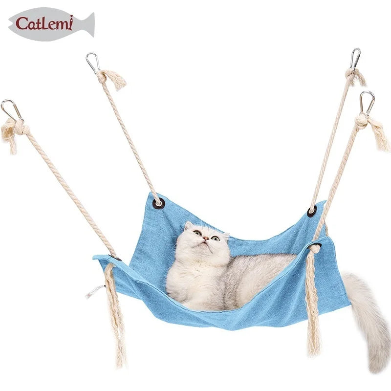 cat swing hanging nest solid color hammock