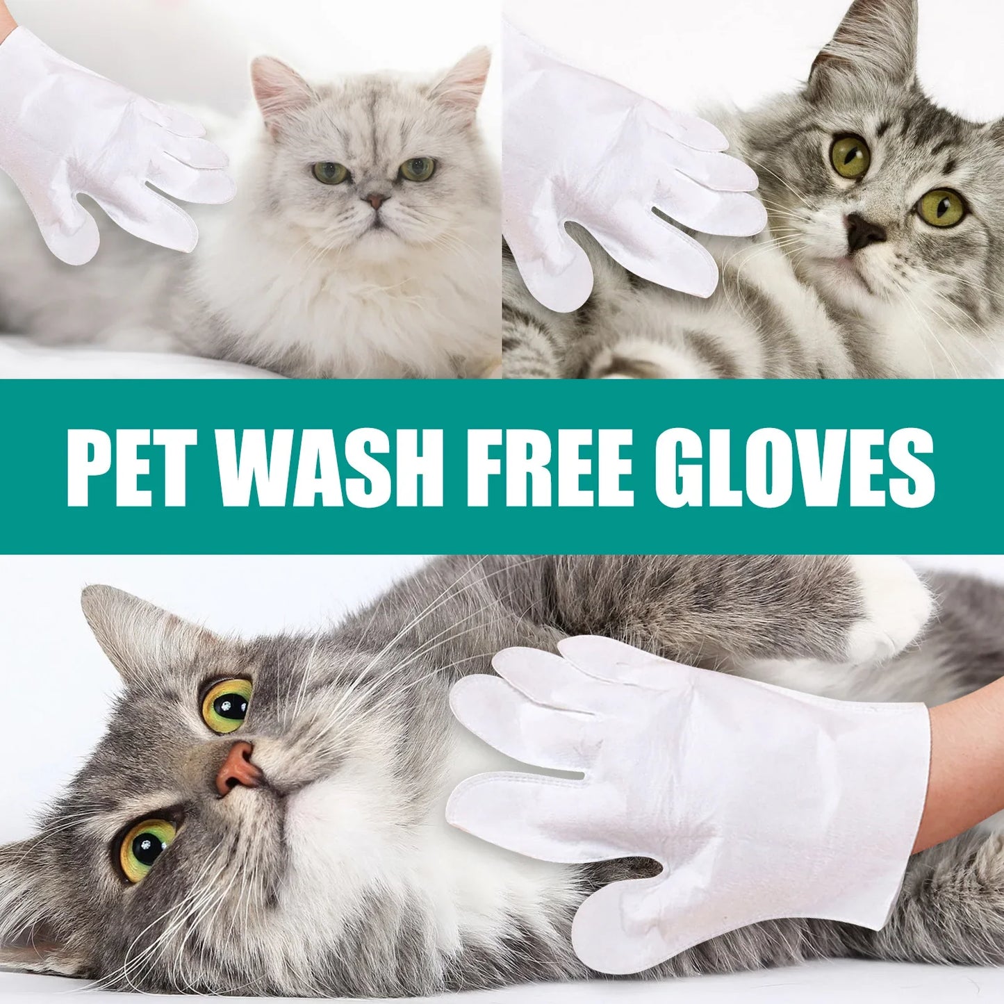 Cat Disposable Cleaning Gloves